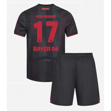 Bayer Leverkusen Eliesse Ben Seghir #17 Koszulka Podstawowa dzieci 2025-26 Krótki Rękaw (+ krótkie spodenki) Bayer Leverkusen Eliesse Ben Seghir #17 Koszulka Podstawowa dzieci 2025-26 Krótki Rękaw (+ krótkie spodenki)