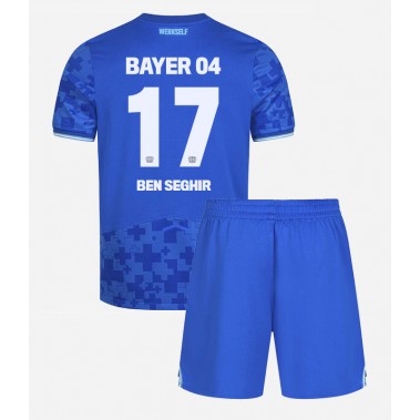 Bayer Leverkusen Eliesse Ben Seghir #17 Koszulka Trzecia dzieci 2025-26 Krótki Rękaw (+ krótkie spodenki) Bayer Leverkusen Eliesse Ben Seghir #17 Koszulka Trzecia dzieci 2025-26 Krótki Rękaw (+ krótkie spodenki)