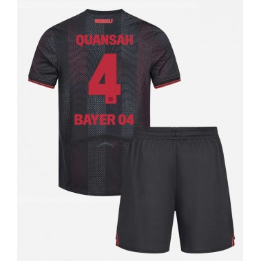 Bayer Leverkusen Jarell Quansah #4 Koszulka Podstawowa dzieci 2025-26 Krótki Rękaw (+ krótkie spodenki) Bayer Leverkusen Jarell Quansah #4 Koszulka Podstawowa dzieci 2025-26 Krótki Rękaw (+ krótkie spodenki)