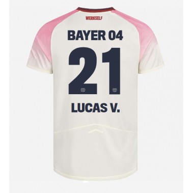 Bayer Leverkusen Lucas Vazquez #21 Koszulka Wyjazdowa 2025-26 Krótki Rękaw Bayer Leverkusen Lucas Vazquez #21 Koszulka Wyjazdowa 2025-26 Krótki Rękaw