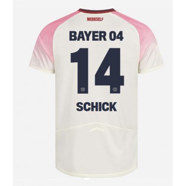 Bayer Leverkusen Patrik Schick #14 Koszulka Wyjazdowa 2025-26 Krótki Rękaw Bayer Leverkusen Patrik Schick #14 Koszulka Wyjazdowa 2025-26 Krótki Rękaw