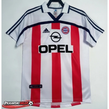 Bayern Munich 2000-2002 Koszulka Retro Wyjazdowa Krótki Rękaw