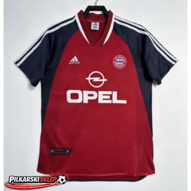 Bayern Munich 2001-2002 Koszulka Retro Podstawowa Krótki Rękaw