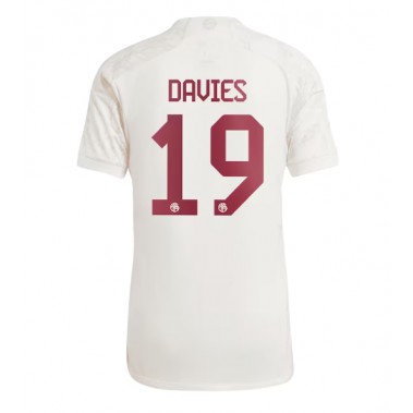 Bayern Munich Alphonso Davies #19 Koszulka Trzecia 2023-24 Krótki Rękaw