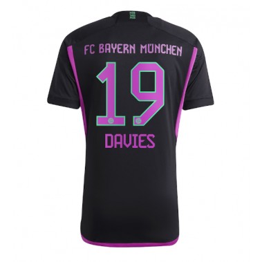 Bayern Munich Alphonso Davies #19 Koszulka Wyjazdowa 2023-24 Krótki Rękaw
