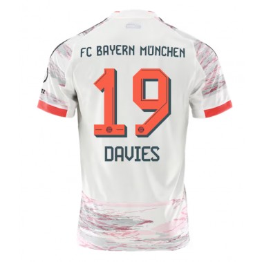 Bayern Munich Alphonso Davies #19 Koszulka Wyjazdowa 2025-26 Krótki Rękaw Bayern Munich Alphonso Davies #19 Koszulka Wyjazdowa 2025-26 Krótki Rękaw