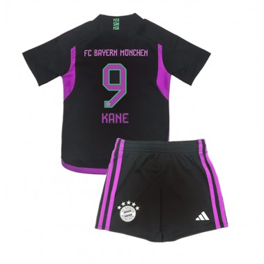Bayern Munich Harry Kane #9 Koszulka Wyjazdowa dzieci 2023-24 Krótki Rękaw (+ krótkie spodenki)