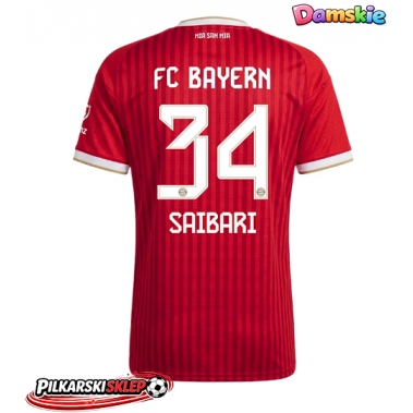 Bayern Munich Ismael Saibari #34 Koszulka Podstawowa damskie 2026-27 Krótki Rękaw