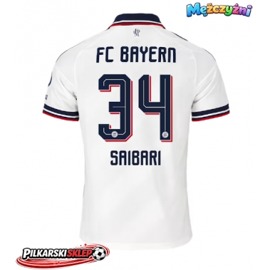 Bayern Munich Ismael Saibari #34 Koszulka Wyjazdowa 2026-27 Krótki Rękaw