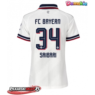 Bayern Munich Ismael Saibari #34 Koszulka Wyjazdowa damskie 2026-27 Krótki Rękaw