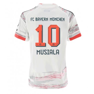 Bayern Munich Jamal Musiala #10 Koszulka Wyjazdowa damskie 2025-26 Krótki Rękaw Bayern Munich Jamal Musiala #10 Koszulka Wyjazdowa damskie 2025-26 Krótki Rękaw