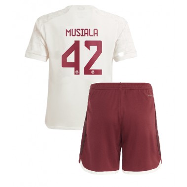 Bayern Munich Jamal Musiala #42 Koszulka Trzecia dzieci 2023-24 Krótki Rękaw (+ krótkie spodenki)