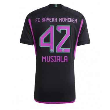 Bayern Munich Jamal Musiala #42 Koszulka Wyjazdowa 2023-24 Krótki Rękaw