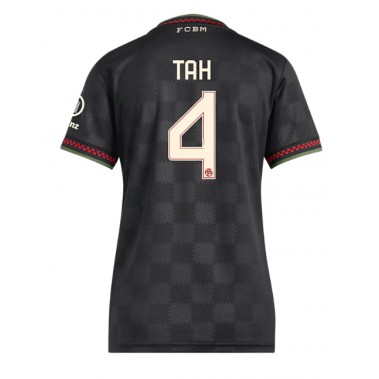 Bayern Munich Jonathan Tah #4 Koszulka Trzecia damskie 2025-26 Krótki Rękaw Bayern Munich Jonathan Tah #4 Koszulka Trzecia damskie 2025-26 Krótki Rękaw