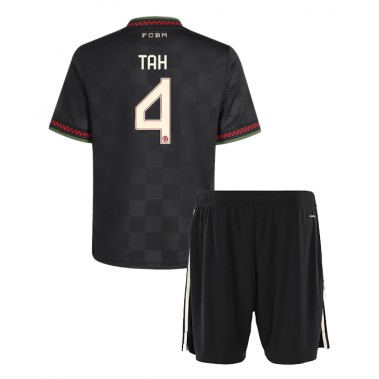 Bayern Munich Jonathan Tah #4 Koszulka Trzecia dzieci 2025-26 Krótki Rękaw (+ krótkie spodenki) Bayern Munich Jonathan Tah #4 Koszulka Trzecia dzieci 2025-26 Krótki Rękaw (+ krótkie spodenki)