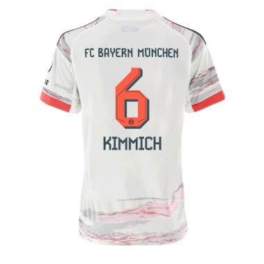 Bayern Munich Joshua Kimmich #6 Koszulka Wyjazdowa damskie 2025-26 Krótki Rękaw Bayern Munich Joshua Kimmich #6 Koszulka Wyjazdowa damskie 2025-26 Krótki Rękaw