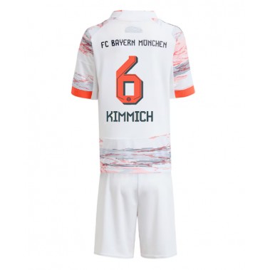 Bayern Munich Joshua Kimmich #6 Koszulka Wyjazdowa dzieci 2025-26 Krótki Rękaw (+ krótkie spodenki) Bayern Munich Joshua Kimmich #6 Koszulka Wyjazdowa dzieci 2025-26 Krótki Rękaw (+ krótkie spodenki)