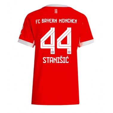 Bayern Munich Josip Stanisic #44 Koszulka Podstawowa damskie 2025-26 Krótki Rękaw Bayern Munich Josip Stanisic #44 Koszulka Podstawowa damskie 2025-26 Krótki Rękaw