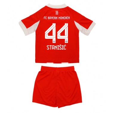 Bayern Munich Josip Stanisic #44 Koszulka Podstawowa dzieci 2025-26 Krótki Rękaw (+ krótkie spodenki) Bayern Munich Josip Stanisic #44 Koszulka Podstawowa dzieci 2025-26 Krótki Rękaw (+ krótkie spodenki)