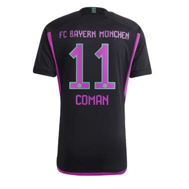 Bayern Munich Kingsley Coman #11 Koszulka Wyjazdowa 2023-24 Krótki Rękaw