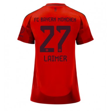 Bayern Munich Konrad Laimer #27 Koszulka Podstawowa damskie 2024-25 Krótki Rękaw Bayern Munich Konrad Laimer #27 Koszulka Podstawowa damskie 2024-25 Krótki Rękaw
