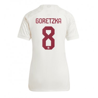 Bayern Munich Leon Goretzka #8 Koszulka Trzecia damskie 2023-24 Krótki Rękaw
