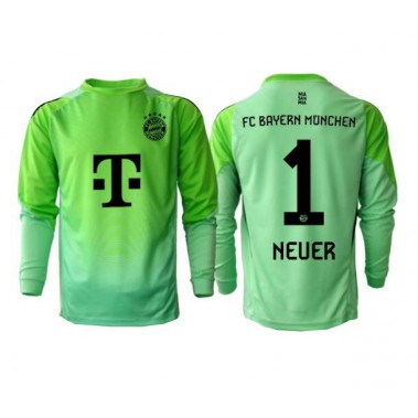 Bayern Munich Manuel Neuer #1 Bramkarskie Koszulka Podstawowa 2025-26 Długi Rękaw Bayern Munich Manuel Neuer #1 Bramkarskie Koszulka Podstawowa 2025-26 Długi Rękaw