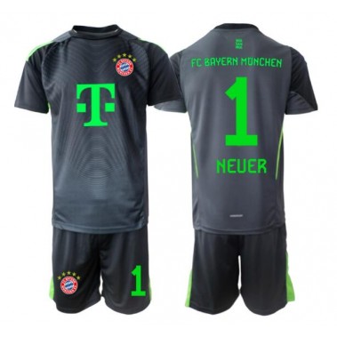 Bayern Munich Manuel Neuer #1 Bramkarskie Koszulka Wyjazdowa dzieci 2025-26 Krótki Rękaw (+ krótkie spodenki) Bayern Munich Manuel Neuer #1 Bramkarskie Koszulka Wyjazdowa dzieci 2025-26 Krótki Rękaw (+ krótkie spodenki)