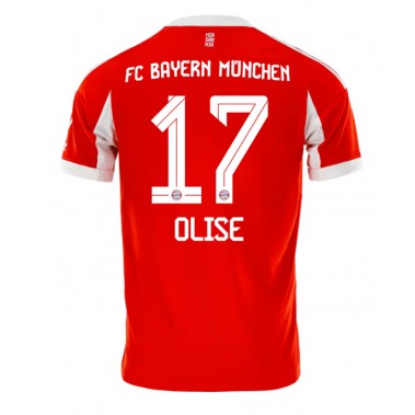 Bayern Munich Michael Olise #17 Koszulka Podstawowa 2025-26 Krótki Rękaw Bayern Munich Michael Olise #17 Koszulka Podstawowa 2025-26 Krótki Rękaw