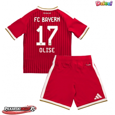 Bayern Munich Michael Olise #17 Koszulka Podstawowa dzieci 2026-27 Krótki Rękaw (+ krótkie spodenki)