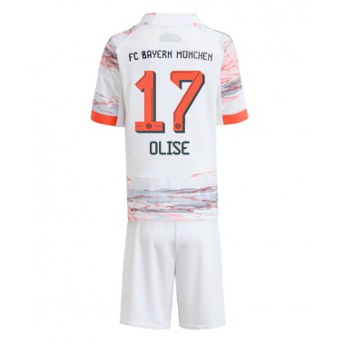 Bayern Munich Michael Olise #17 Koszulka Wyjazdowa dzieci 2025-26 Krótki Rękaw (+ krótkie spodenki) Bayern Munich Michael Olise #17 Koszulka Wyjazdowa dzieci 2025-26 Krótki Rękaw (+ krótkie spodenki)