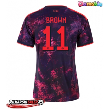 Bayern Munich Nathaniel Brown #11 Koszulka Trzecia damskie 2026-27 Krótki Rękaw