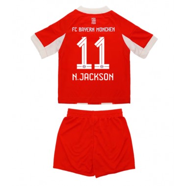 Bayern Munich Nicolas Jackson #11 Koszulka Podstawowa dzieci 2025-26 Krótki Rękaw (+ krótkie spodenki) Bayern Munich Nicolas Jackson #11 Koszulka Podstawowa dzieci 2025-26 Krótki Rękaw (+ krótkie spodenki)