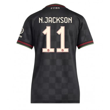 Bayern Munich Nicolas Jackson #11 Koszulka Trzecia damskie 2025-26 Krótki Rękaw Bayern Munich Nicolas Jackson #11 Koszulka Trzecia damskie 2025-26 Krótki Rękaw