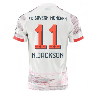 Bayern Munich Nicolas Jackson #11 Koszulka Wyjazdowa 2025-26 Krótki Rękaw Bayern Munich Nicolas Jackson #11 Koszulka Wyjazdowa 2025-26 Krótki Rękaw