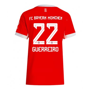 Bayern Munich Raphael Guerreiro #22 Koszulka Podstawowa damskie 2025-26 Krótki Rękaw Bayern Munich Raphael Guerreiro #22 Koszulka Podstawowa damskie 2025-26 Krótki Rękaw