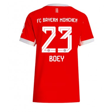 Bayern Munich Sacha Boey #23 Koszulka Podstawowa damskie 2025-26 Krótki Rękaw Bayern Munich Sacha Boey #23 Koszulka Podstawowa damskie 2025-26 Krótki Rękaw
