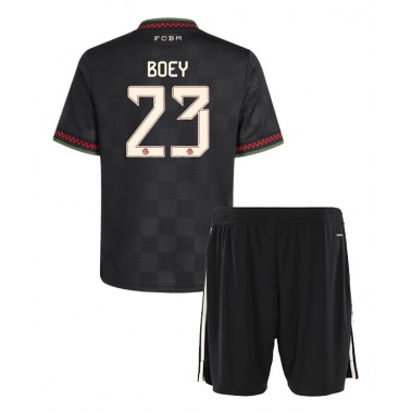 Bayern Munich Sacha Boey #23 Koszulka Trzecia dzieci 2025-26 Krótki Rękaw (+ krótkie spodenki) Bayern Munich Sacha Boey #23 Koszulka Trzecia dzieci 2025-26 Krótki Rękaw (+ krótkie spodenki)
