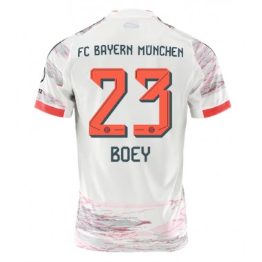 Bayern Munich Sacha Boey #23 Koszulka Wyjazdowa 2025-26 Krótki Rękaw