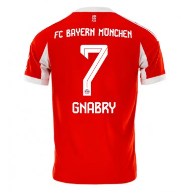Bayern Munich Serge Gnabry #7 Koszulka Podstawowa 2025-26 Krótki Rękaw Bayern Munich Serge Gnabry #7 Koszulka Podstawowa 2025-26 Krótki Rękaw