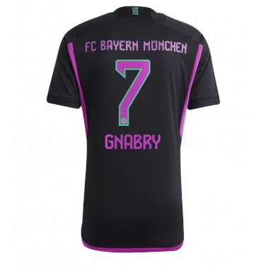 Bayern Munich Serge Gnabry #7 Koszulka Wyjazdowa 2023-24 Krótki Rękaw