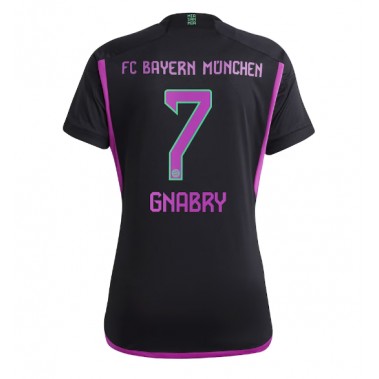 Bayern Munich Serge Gnabry #7 Koszulka Wyjazdowa damskie 2023-24 Krótki Rękaw