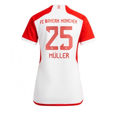 Bayern Munich Thomas Muller #25 Koszulka Podstawowa damskie 2023-24 Krótki Rękaw