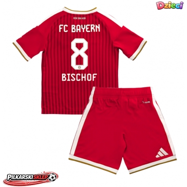Bayern Munich Tom Bischof #8 Koszulka Podstawowa dzieci 2026-27 Krótki Rękaw (+ krótkie spodenki)