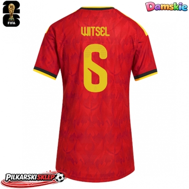Belgia Axel Witsel #6 Koszulka Podstawowa damskie MŚ 2026 Krótki Rękaw