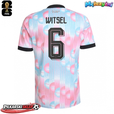 Belgia Axel Witsel #6 Koszulka Wyjazdowa MŚ 2026 Krótki Rękaw