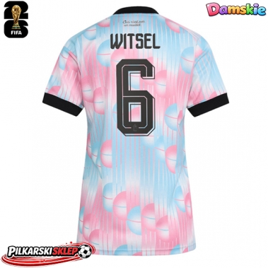 Belgia Axel Witsel #6 Koszulka Wyjazdowa damskie MŚ 2026 Krótki Rękaw