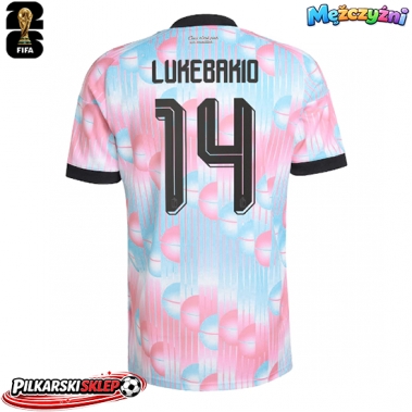 Belgia Dodi Lukebakio #14 Koszulka Wyjazdowa MŚ 2026 Krótki Rękaw