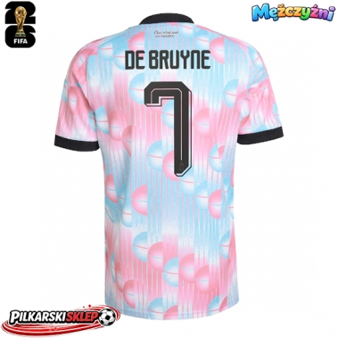 Belgia Kevin De Bruyne #7 Koszulka Wyjazdowa MŚ 2026 Krótki Rękaw