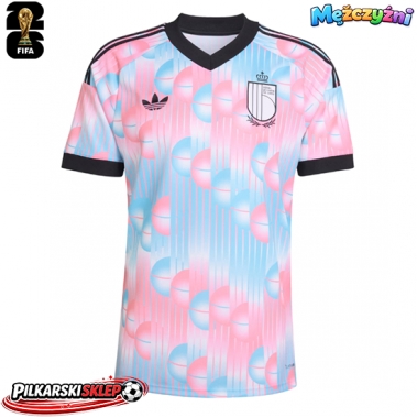 Belgia Koszulka Wyjazdowa MŚ 2026 Krótki Rękaw